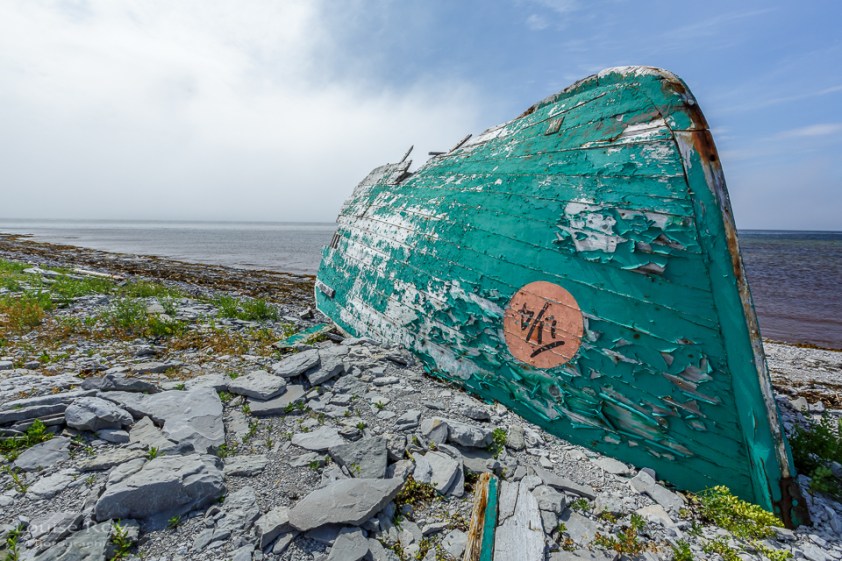 Canon échoué à la Baie Ste-Claire